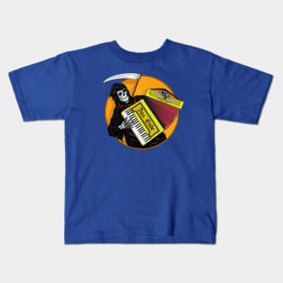 Death Plays an Obnoxious Accordian Kids T-Shirt